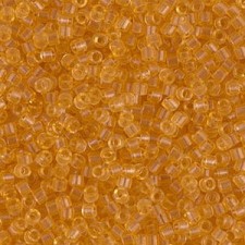 Miyuki delica Beads 11/0 - Transparent light topaz DB-702